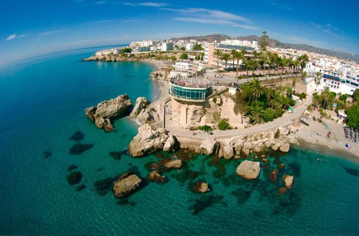 Vista Almijara Apartment Frigiliana Bagian luar foto